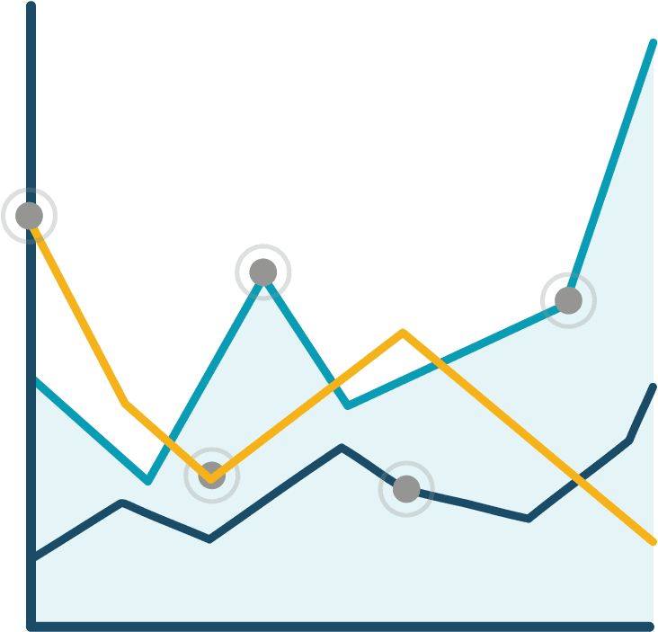 line graph infographic
